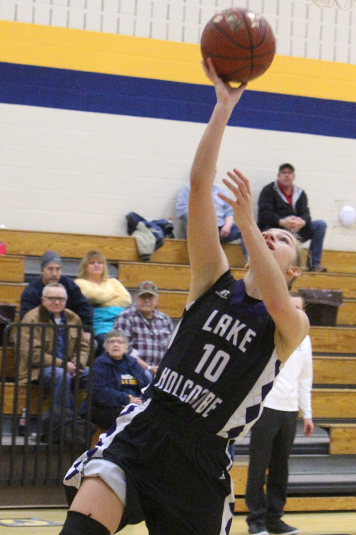 Lake Holcombe at New Auburn girls basketball 2-14-19